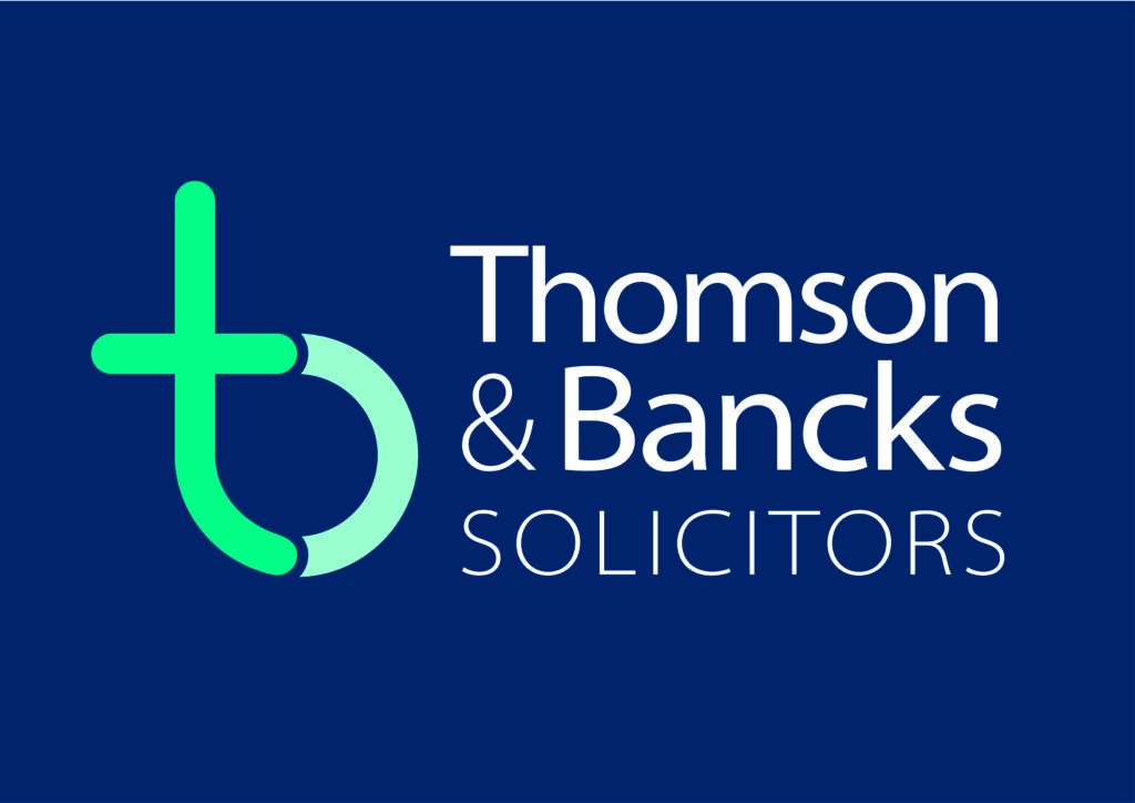 T&B Standard Logo on Blue Bgrd